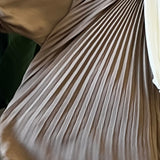 Robe longue plissée Kamel