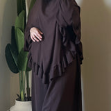 Ensemble prière Noor Marron
